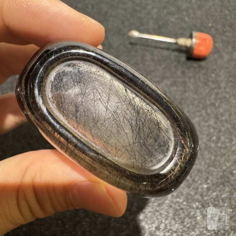 清 发晶鼻烟壶 - 图7